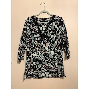 Carole Little size Large Beautiful Linen/Rayon Women's shirt/top.